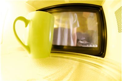 Picture Of Mug Of Drink In Microwave